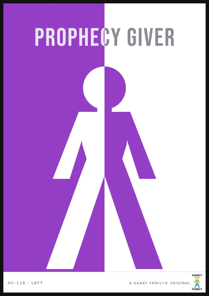 ORACLE — MYSTIC VIOLET hanky code print, left pocket