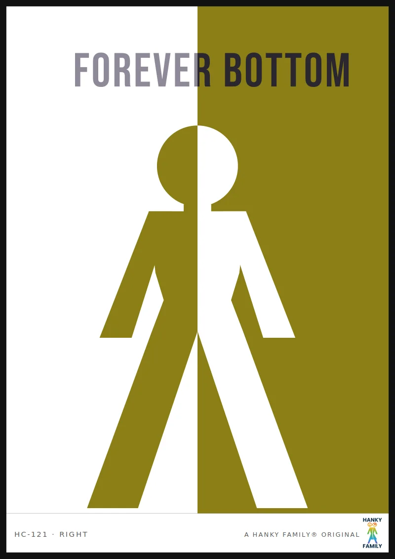 ETERNAPLAY — INFINITE GOLD hanky code print, right pocket: FOREVER BOTTOM