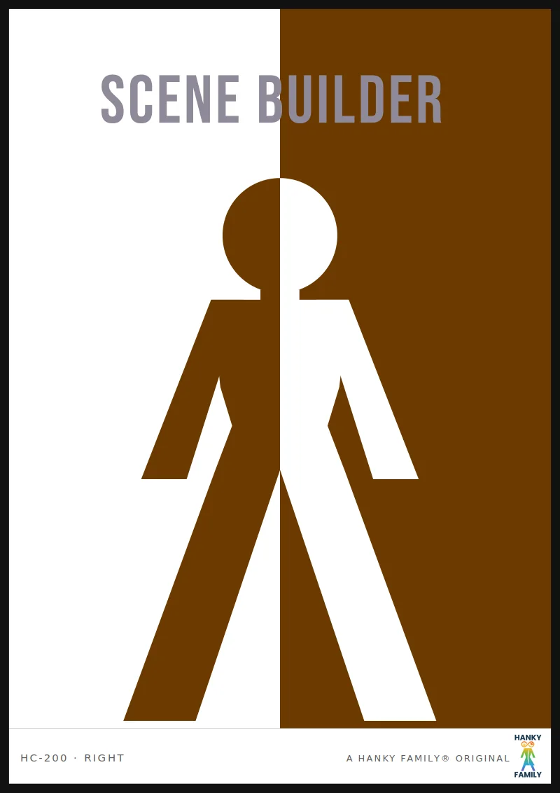 Scene Leader — PIONEER BRONZE hanky code print, right pocket: SCENE BUILDER
