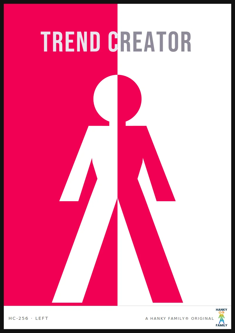 VIRAL — ALGORITHM PINK hanky code print, left pocket