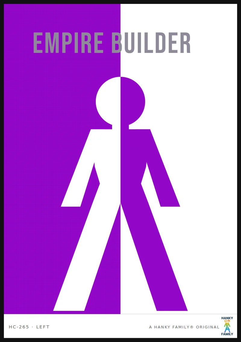 EMPIRE-STATE — IMPERIAL PURPLE hanky code print, left pocket