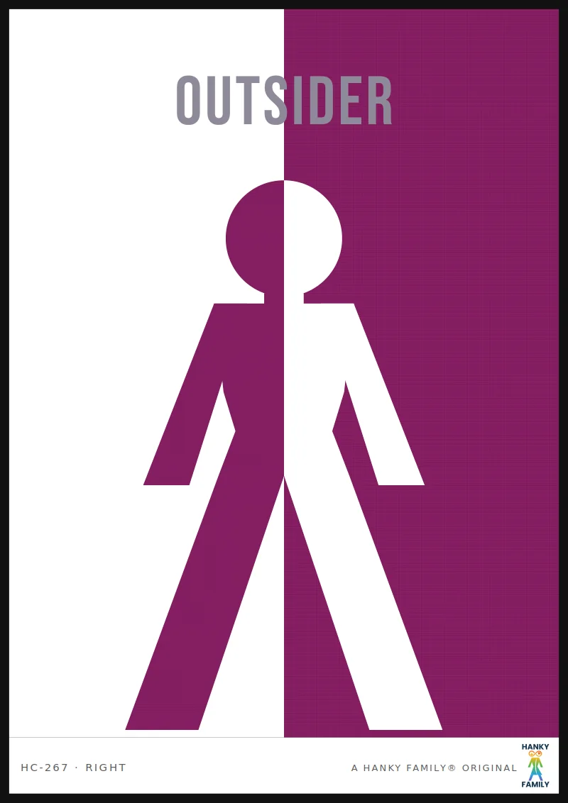MEMBERS-ONLY — CLUB BURGUNDY hanky code print, right pocket: OUTSIDER